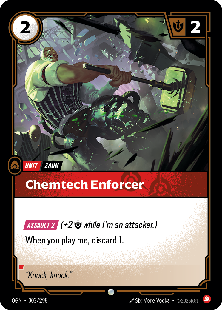 Chemtech Enforcer — Riftbound OGN-003/298