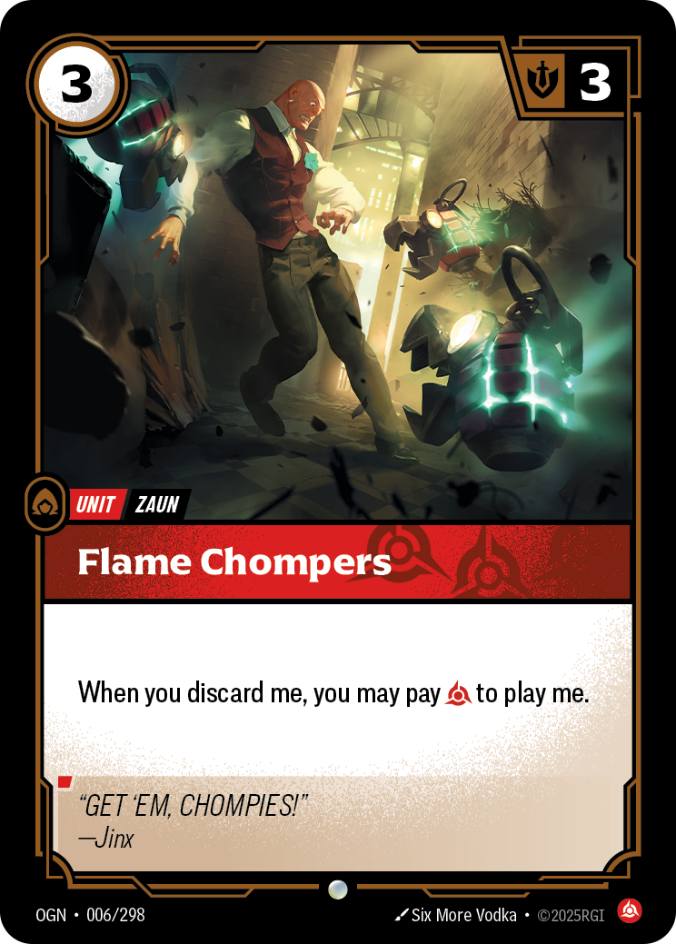 Flame Chompers — Riftbound OGN-006/298