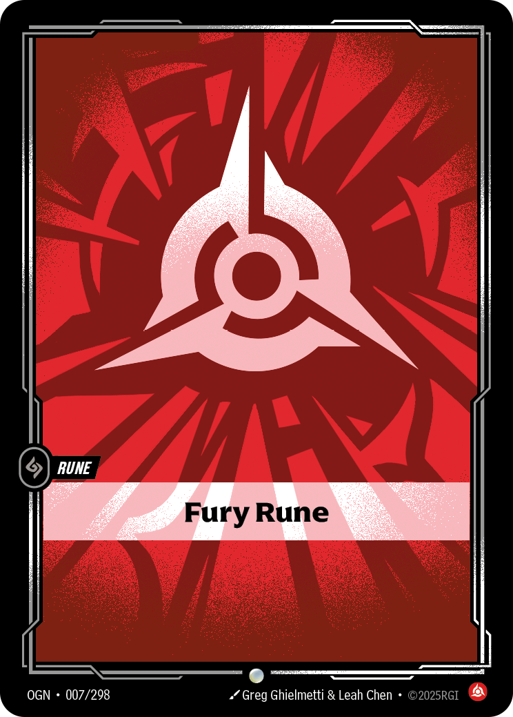 Fury Rune — Riftbound OGN-007/298