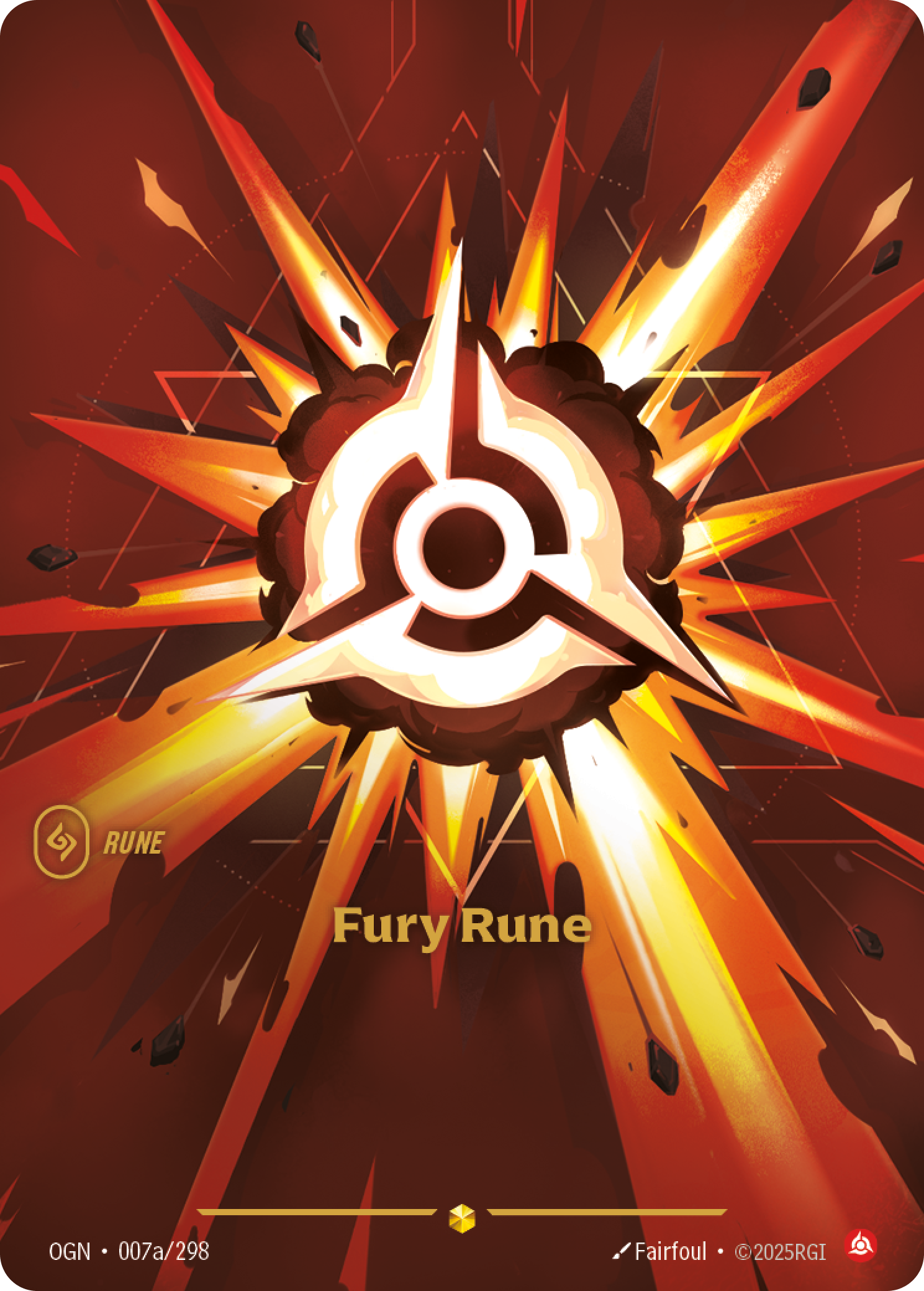 Fury Rune — Riftbound OGN-007a/298