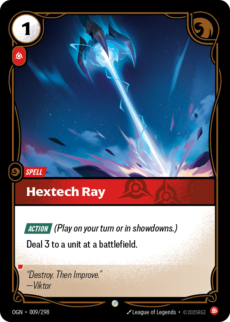 Hextech Ray — Riftbound OGN-009/298