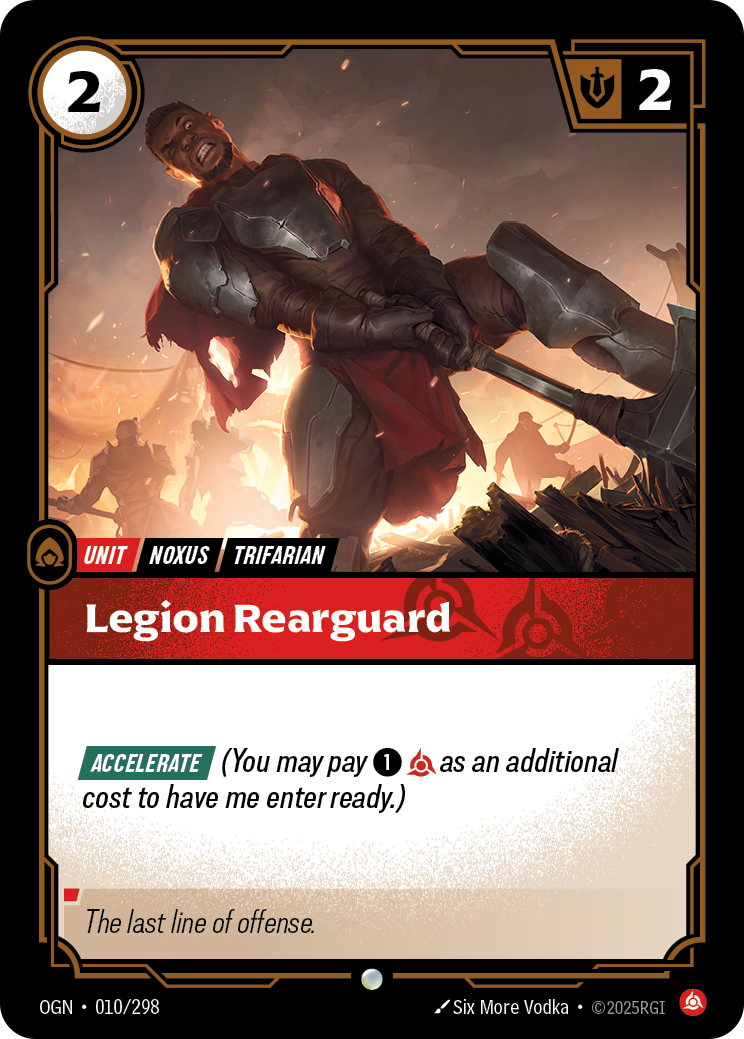 Legion Rearguard — Riftbound OGN-010/298