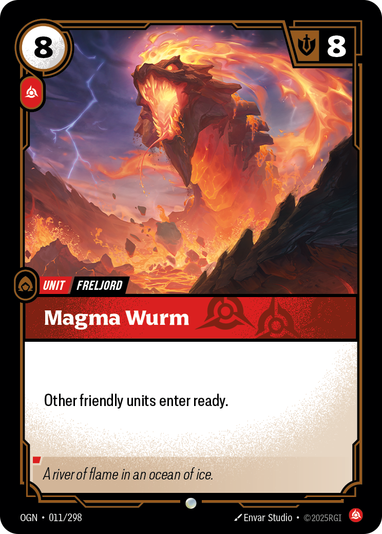 Magma Wurm — Riftbound OGN-011/298