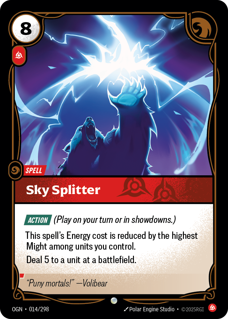 Sky Splitter — Riftbound OGN-014/298