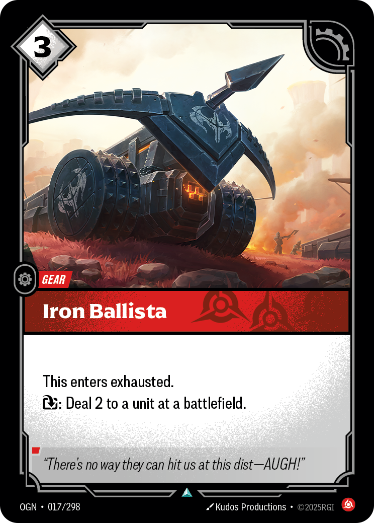 Iron Ballista — Riftbound OGN-017/298