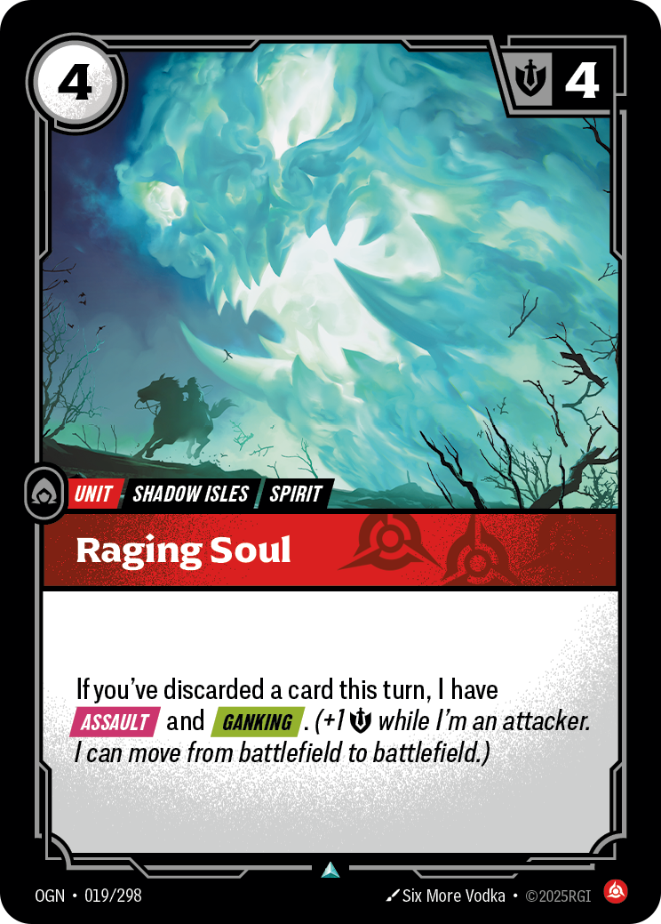 Raging Soul — Riftbound OGN-019/298