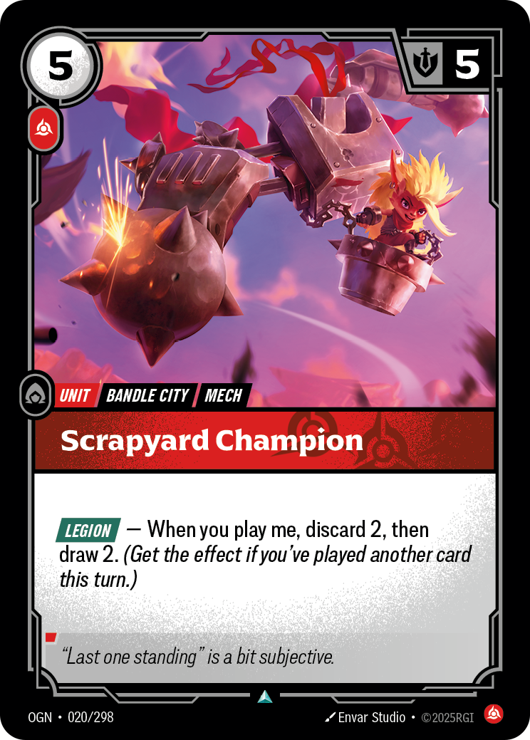 Scrapyard Champion — Riftbound OGN-020/298