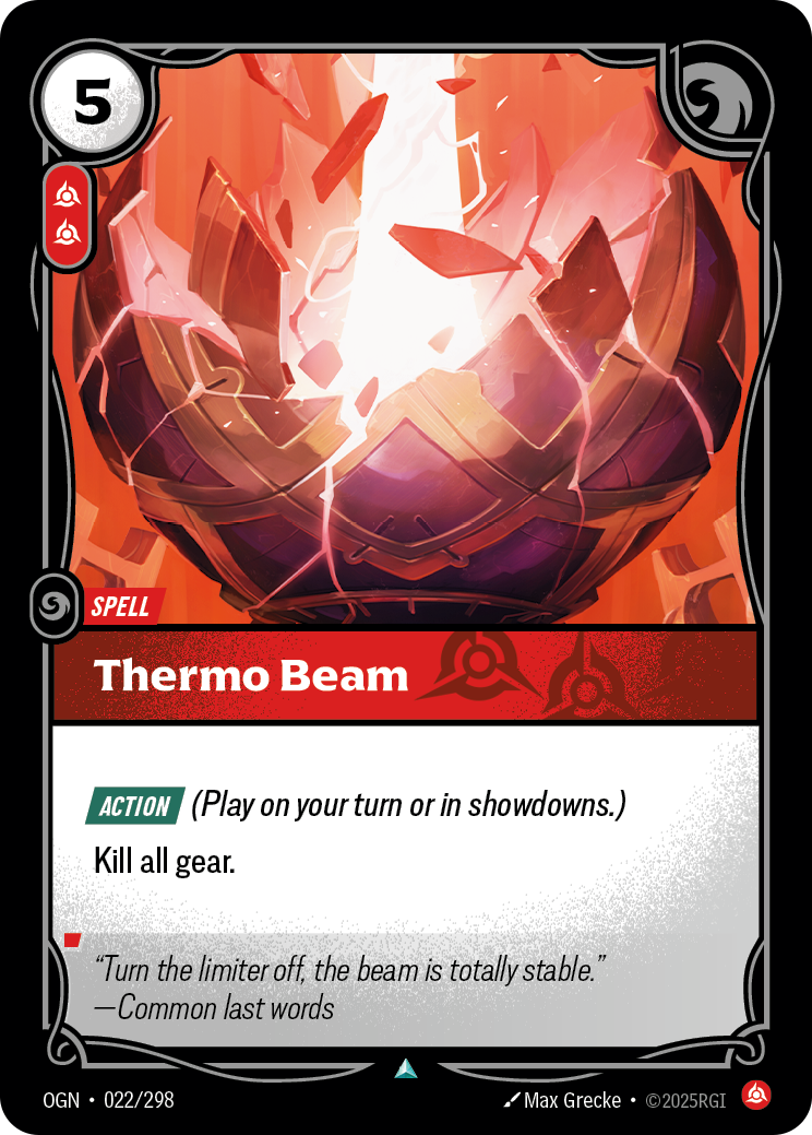Thermo Beam — Riftbound OGN-022/298