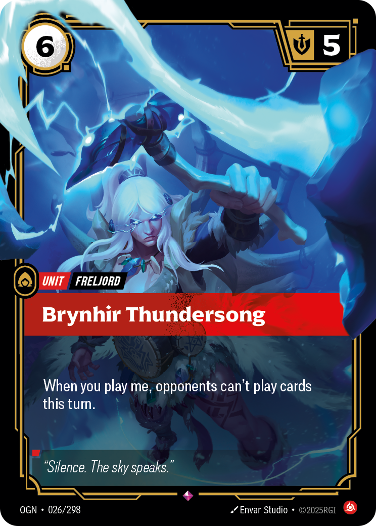 Brynhir Thundersong — Riftbound OGN-026/298