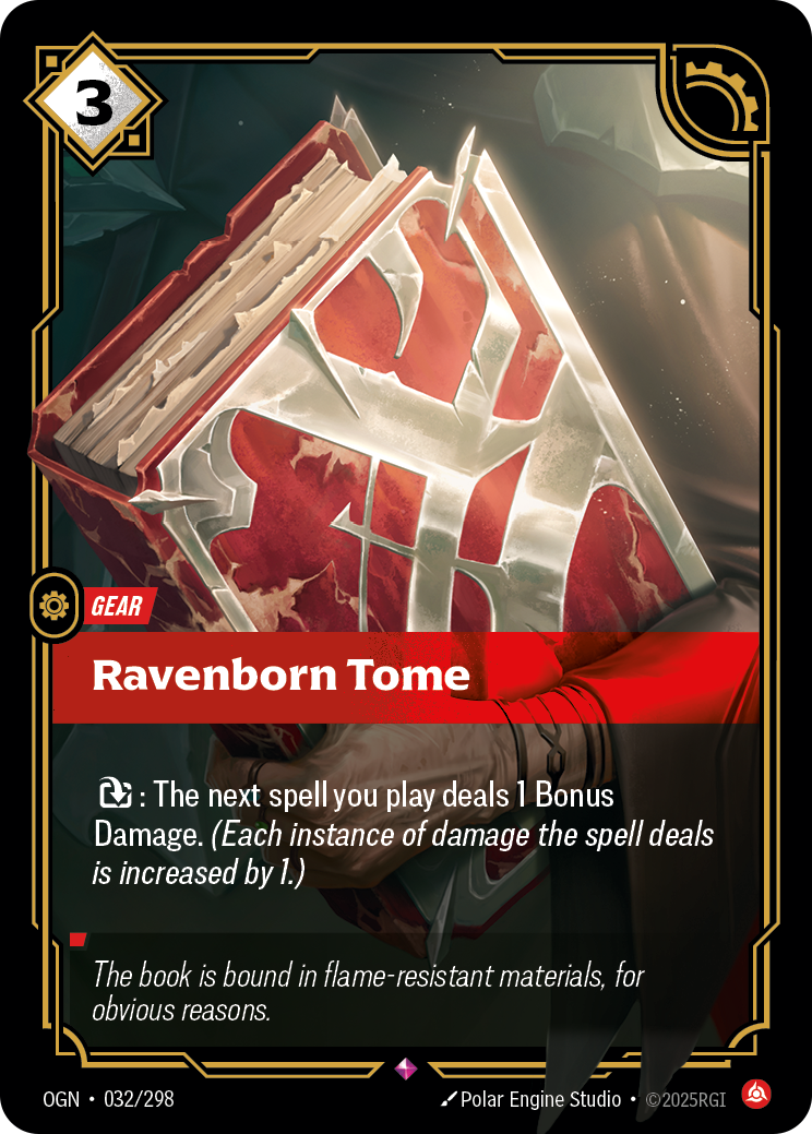Ravenborn Tome — Riftbound OGN-032/298