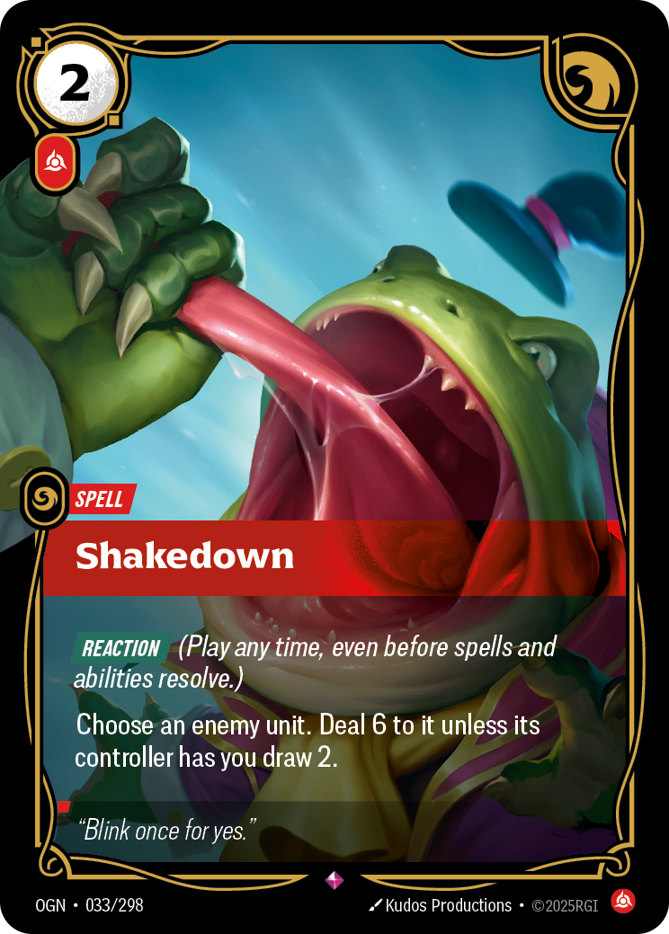 Shakedown — Riftbound OGN-033/298