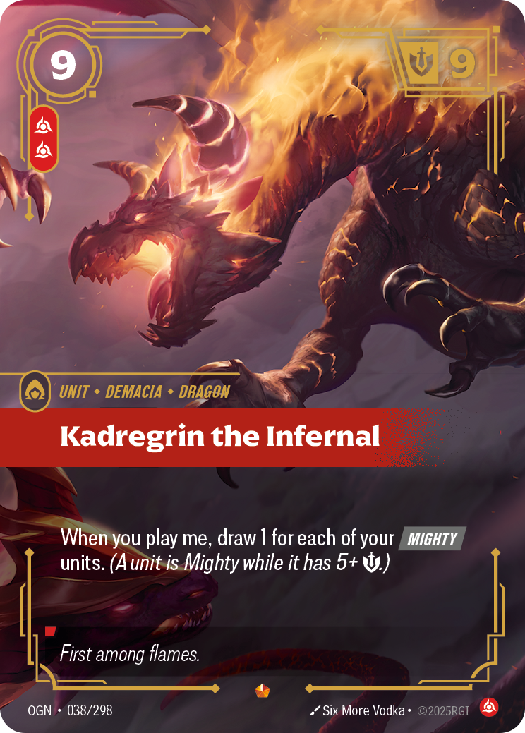 Kadregrin the Infernal — Riftbound OGN-038/298