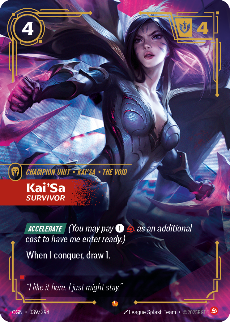 Kai'Sa, Survivor — Riftbound OGN-039/298