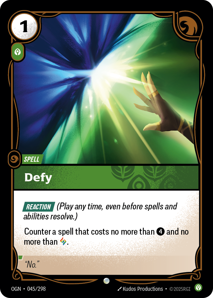 Defy — Riftbound OGN-045/298