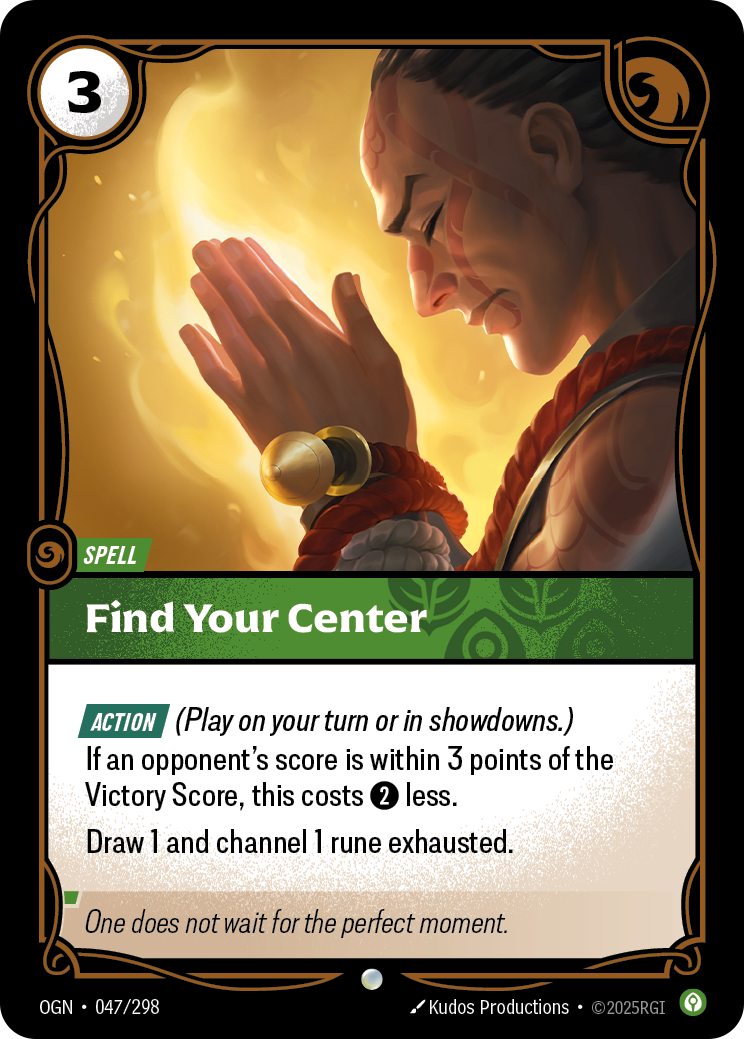 Find Your Center — Riftbound OGN-047/298