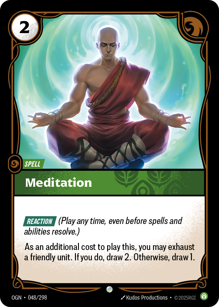 Meditation — Riftbound OGN-048/298
