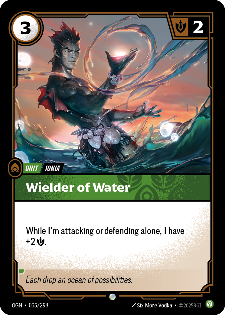 Wielder of Water — Riftbound OGN-055/298