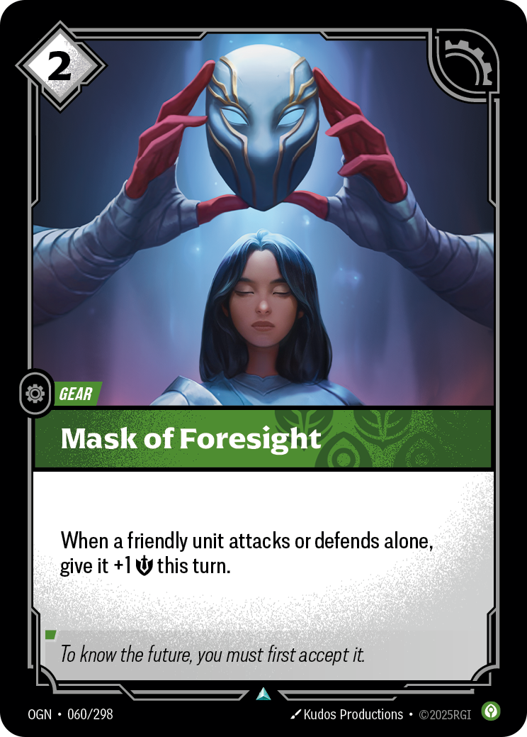 Mask of Foresight — Riftbound OGN-060/298