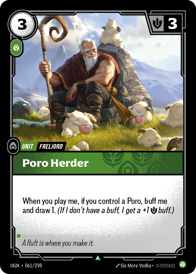 Poro Herder — Riftbound OGN-061/298