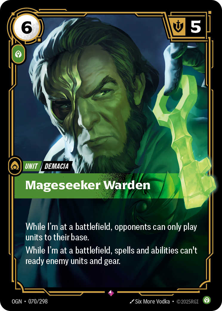 Mageseeker Warden — Riftbound OGN-070/298