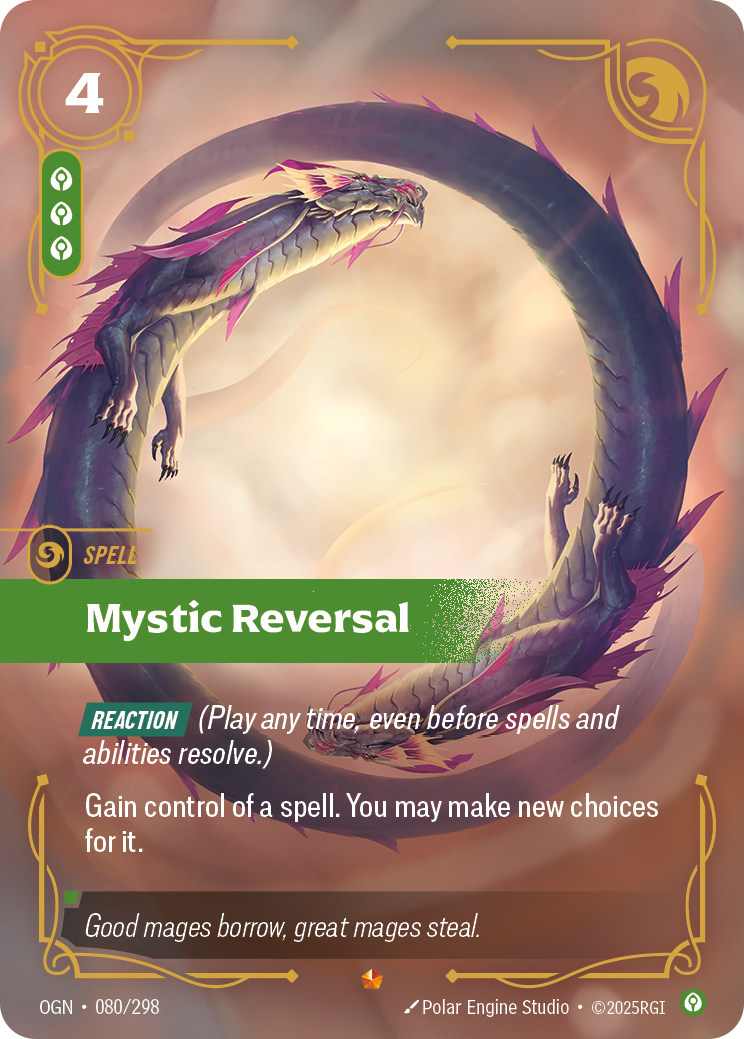 Mystic Reversal — Riftbound OGN-080/298