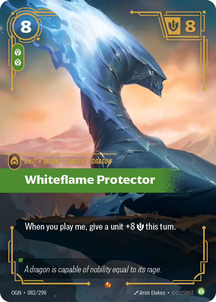 Whiteflame Protector — Riftbound OGN-082/298