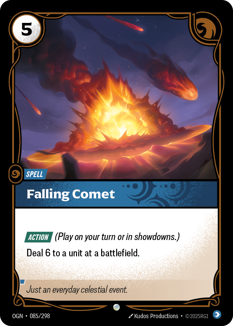 Falling Comet — Riftbound OGN-085/298