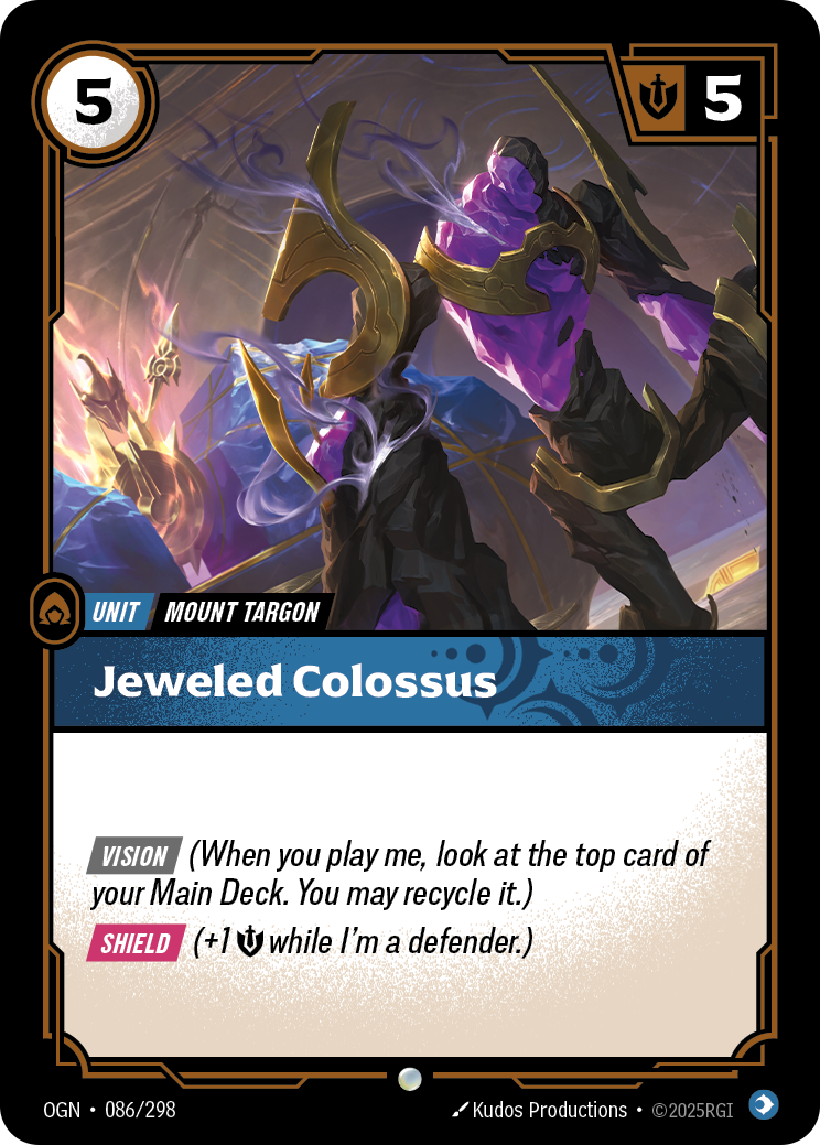 Jeweled Colossus — Riftbound OGN-086/298