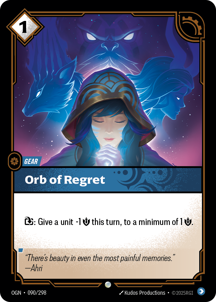 Orb of Regret — Riftbound OGN-090/298
