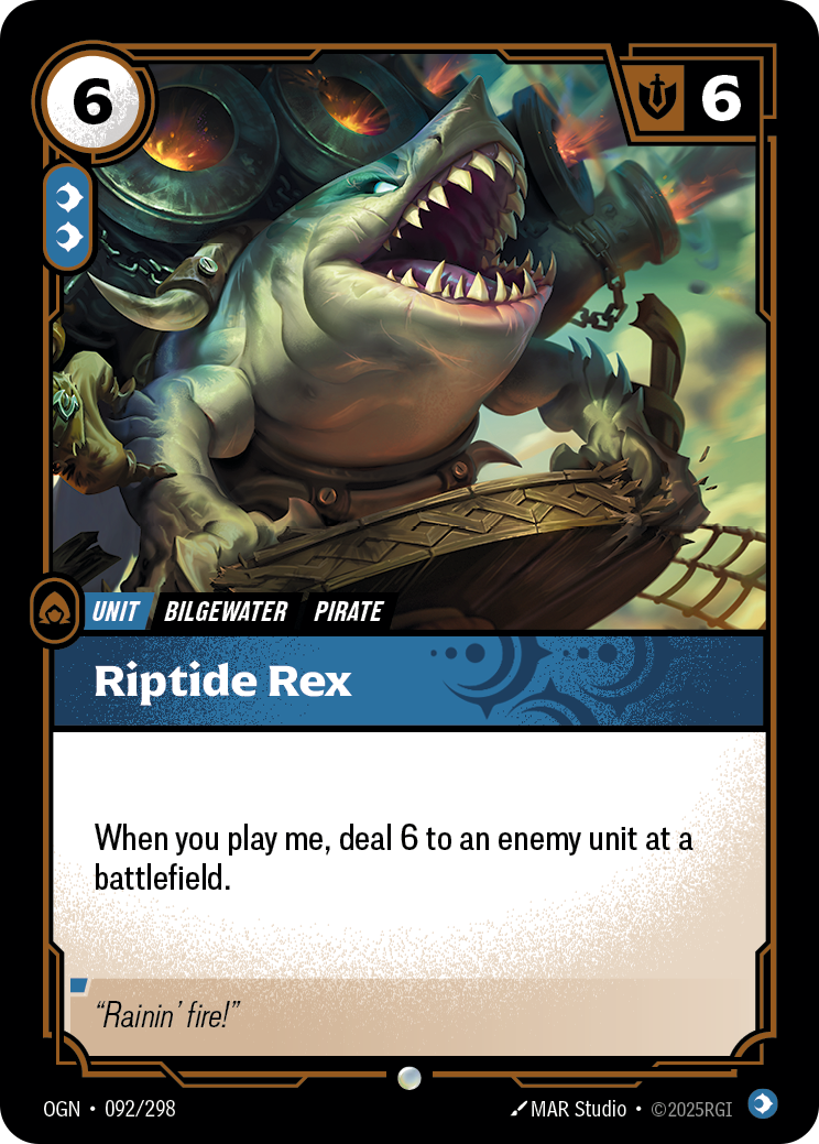 Riptide Rex — Riftbound OGN-092/298