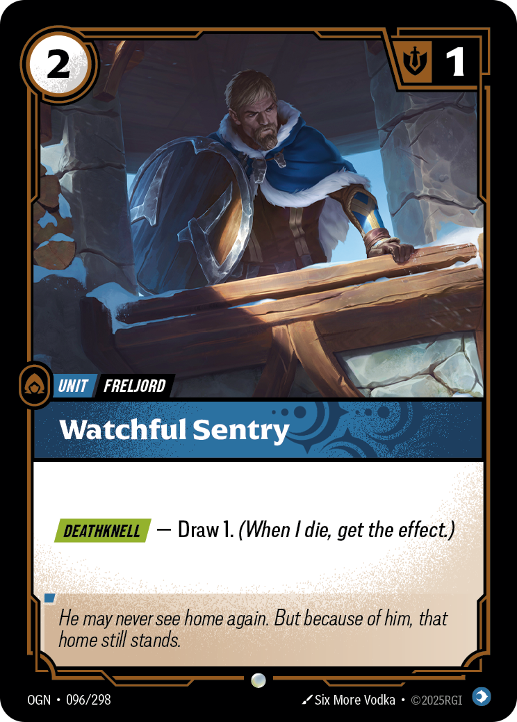 Watchful Sentry — Riftbound OGN-096/298
