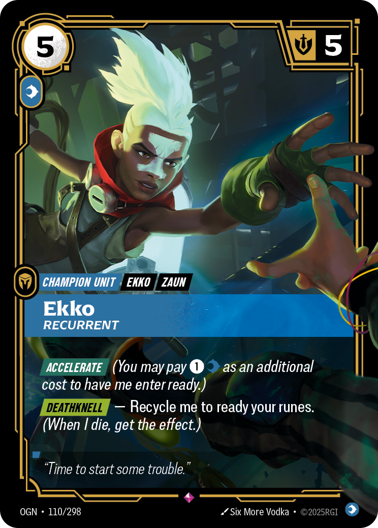 Ekko, Recurrent — Riftbound OGN-110/298