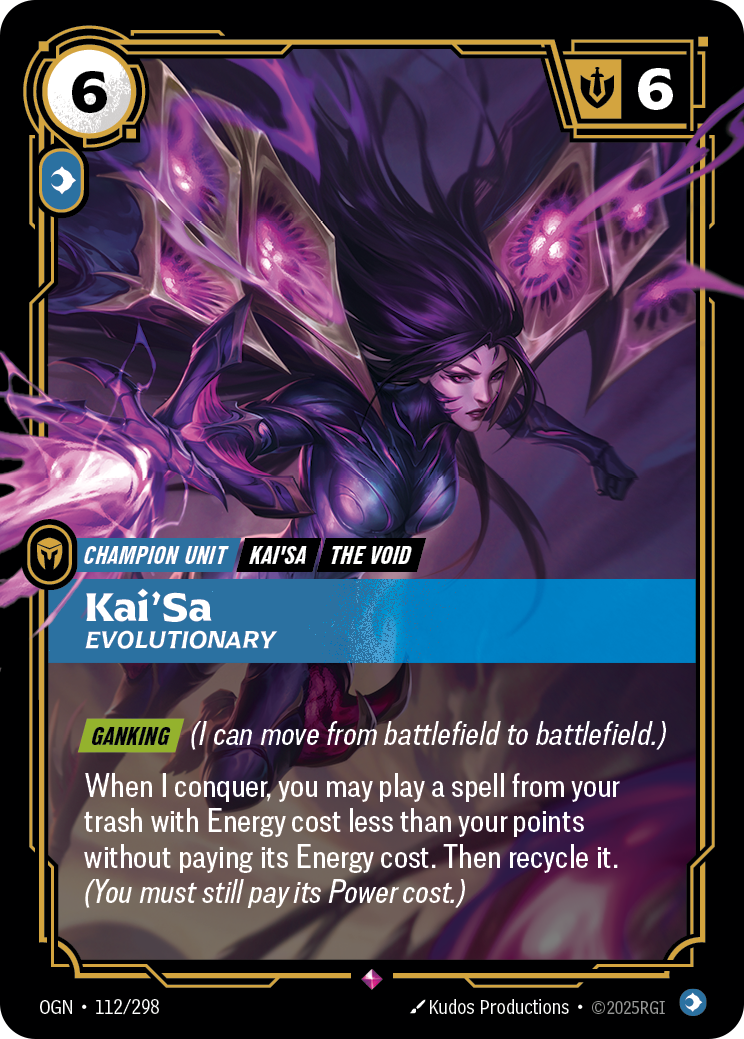Kai'Sa, Evolutionary — Riftbound OGN-112/298
