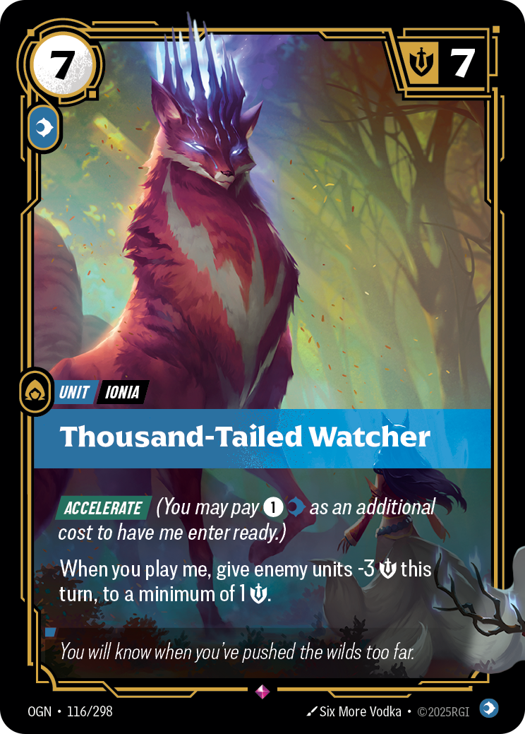 Thousand-Tailed Watcher — Riftbound OGN-116/298
