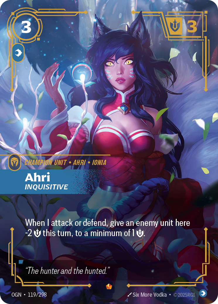 Ahri, Inquisitive — Riftbound OGN-119/298