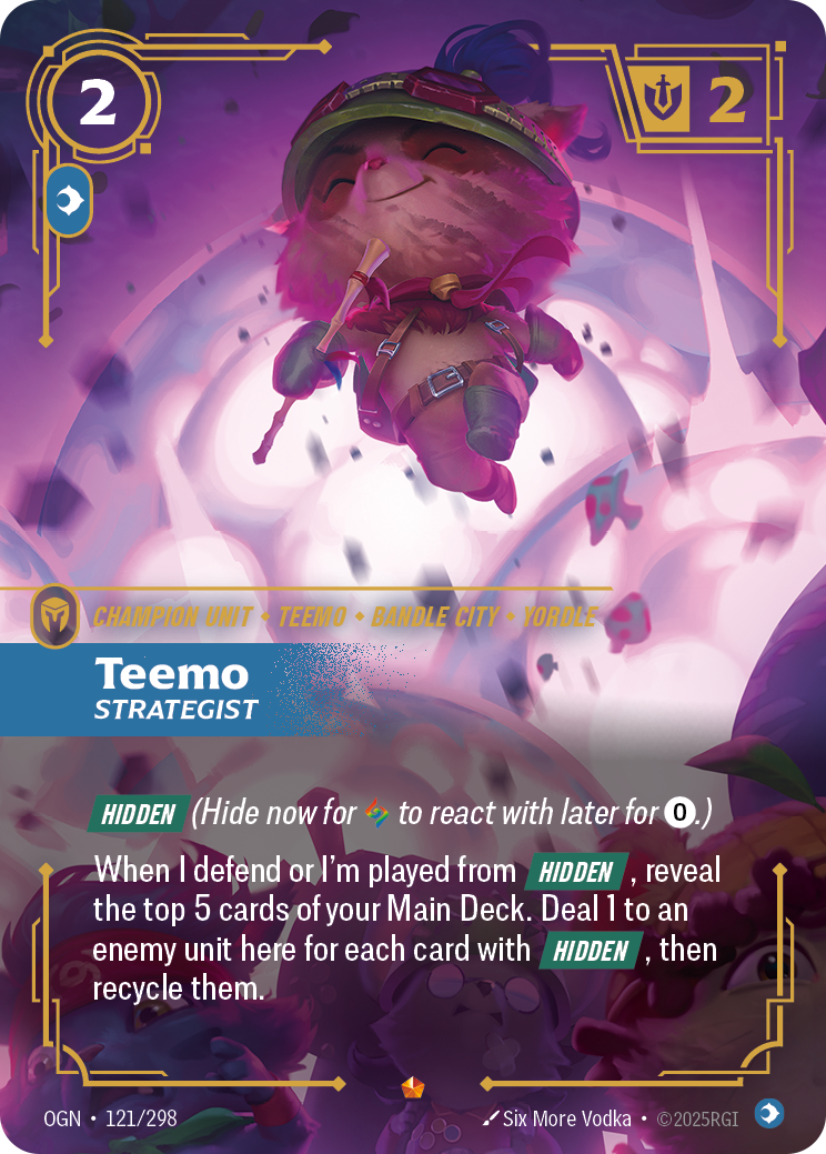Teemo, Strategist — Riftbound OGN-121/298
