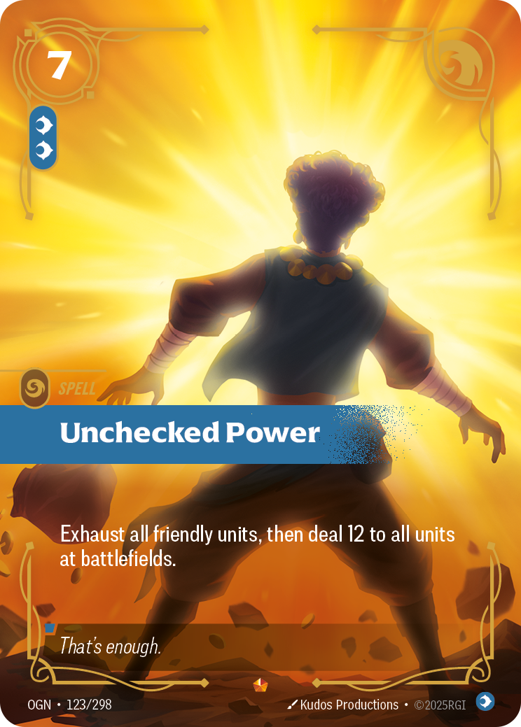 Unchecked Power — Riftbound OGN-123/298