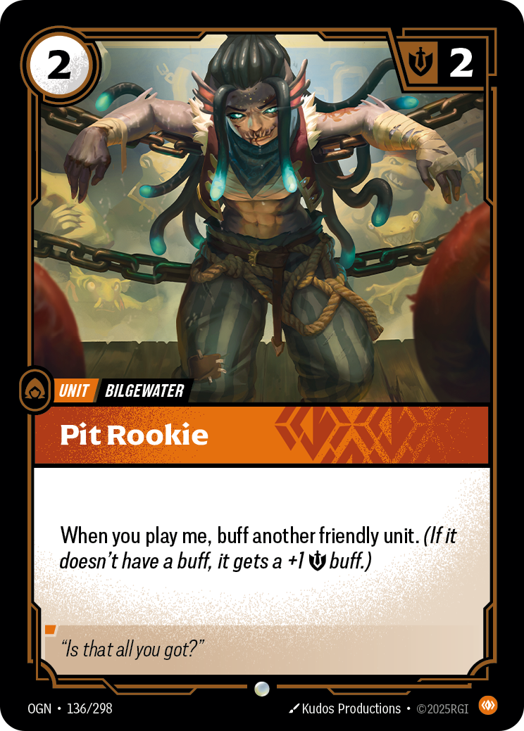 Pit Rookie — Riftbound OGN-136/298