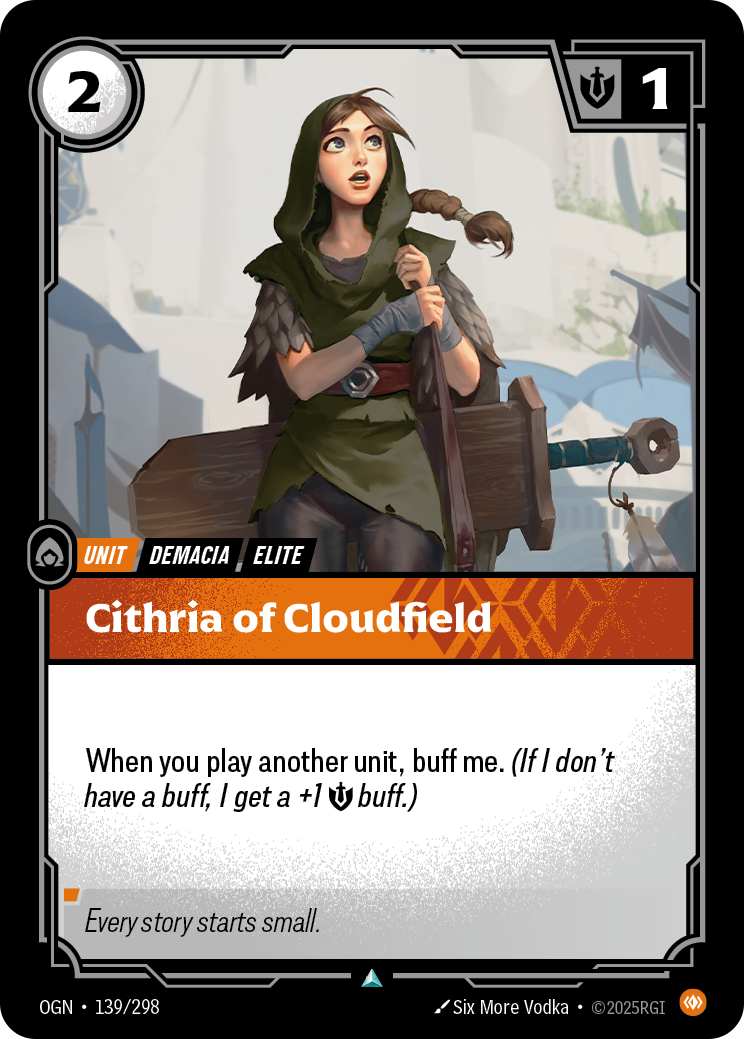Cithria of Cloudfield — Riftbound OGN-139/298