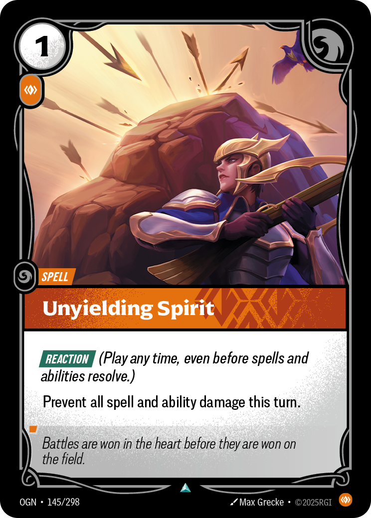 Unyielding Spirit — Riftbound OGN-145/298