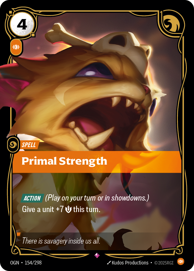 Primal Strength — Riftbound OGN-154/298