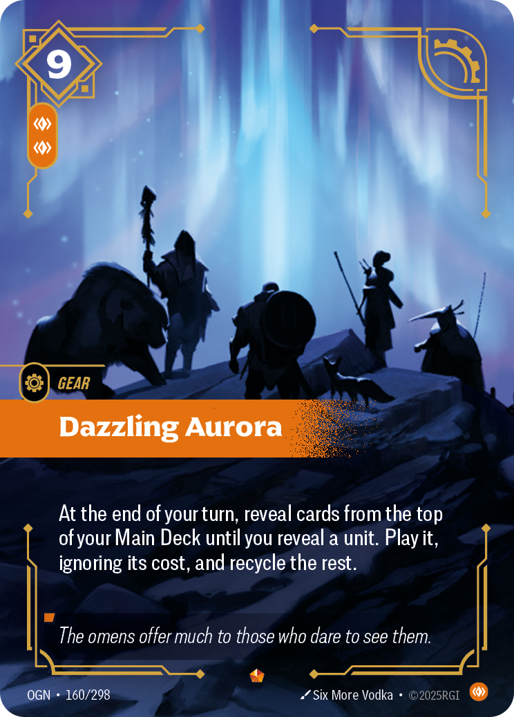 Dazzling Aurora — Riftbound OGN-160/298