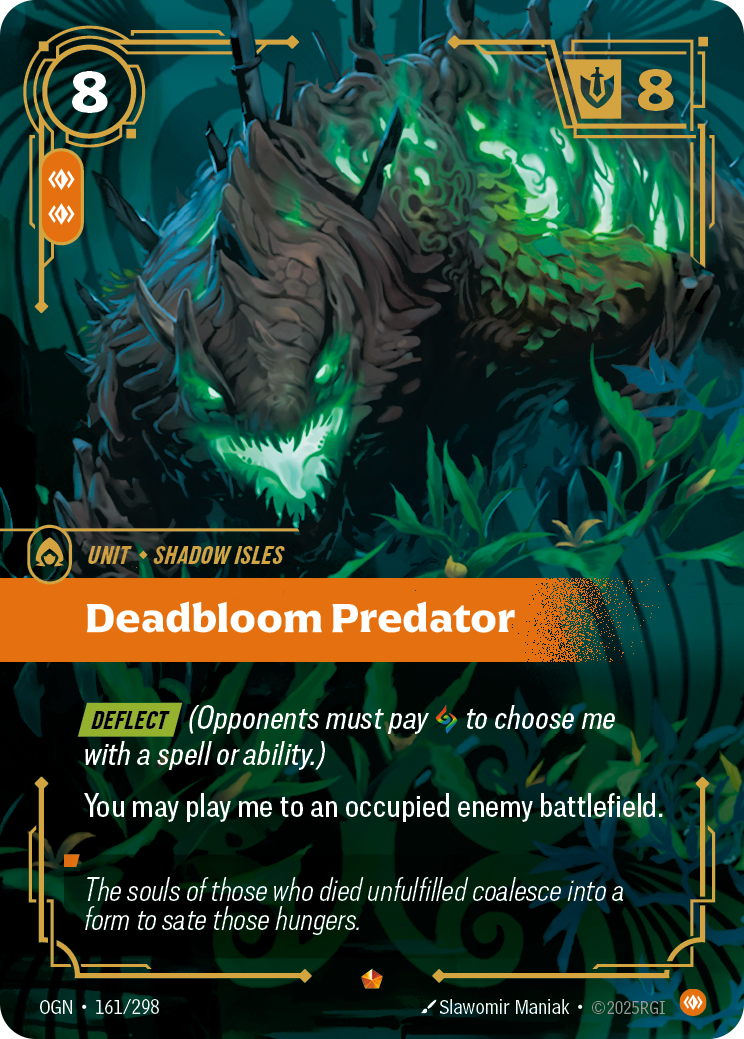 Deadbloom Predator — Riftbound OGN-161/298