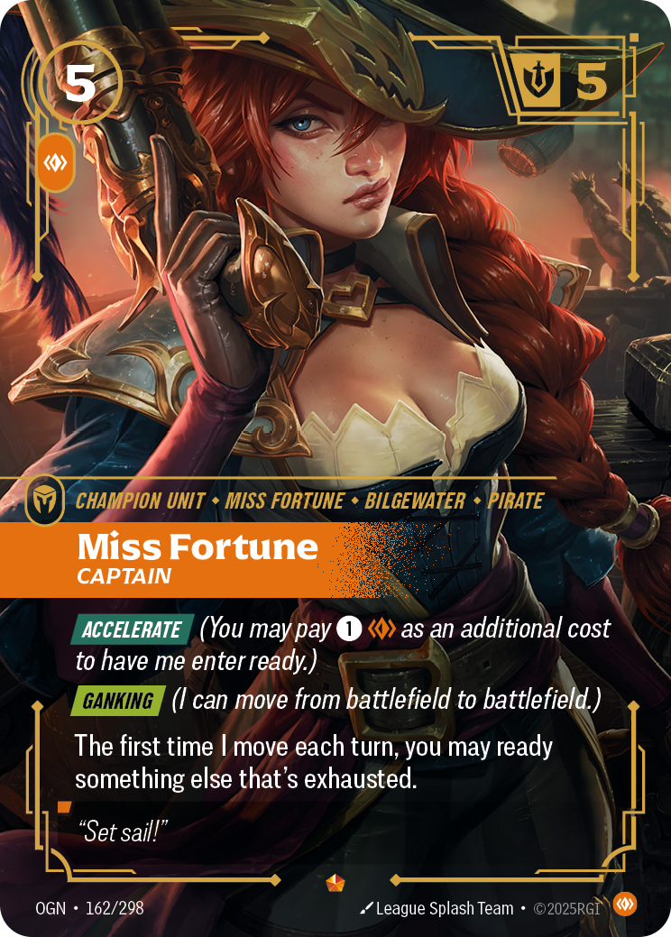 Miss Fortune, Captain — Riftbound OGN-162/298
