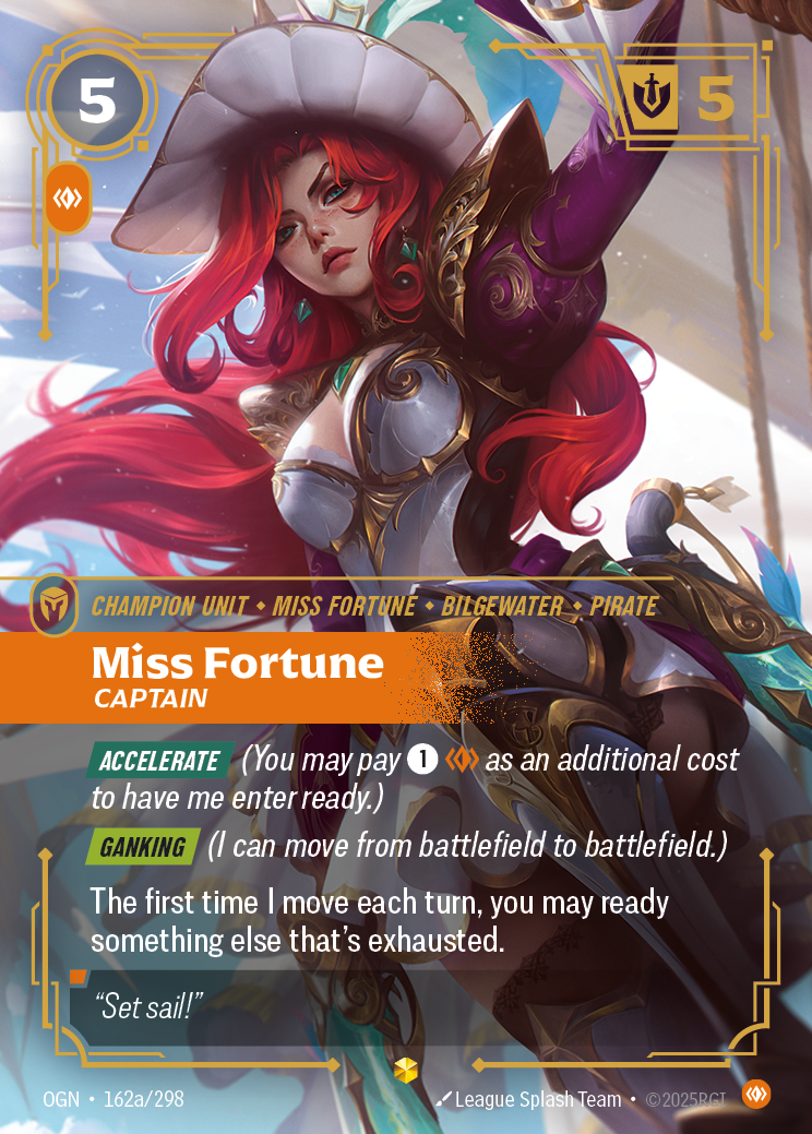 Miss Fortune, Captain — Riftbound OGN-162a/298