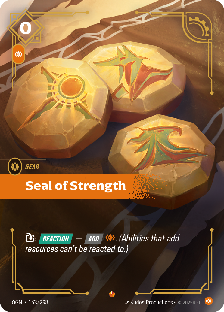 Seal of Strength — Riftbound OGN-163/298