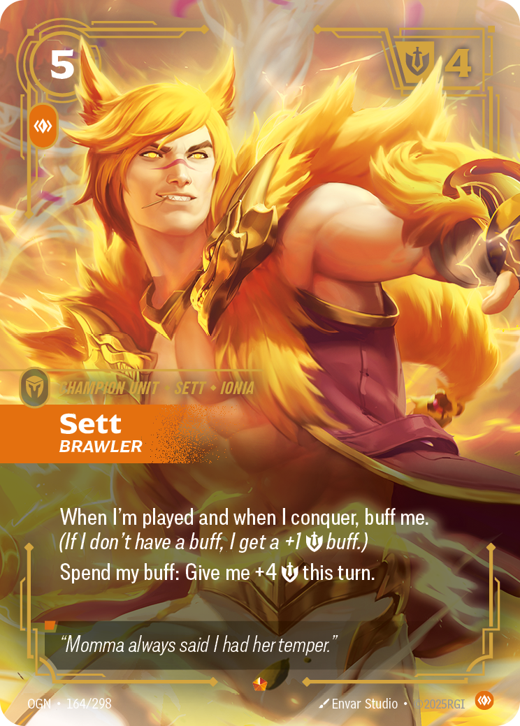 Sett, Brawler — Riftbound OGN-164/298