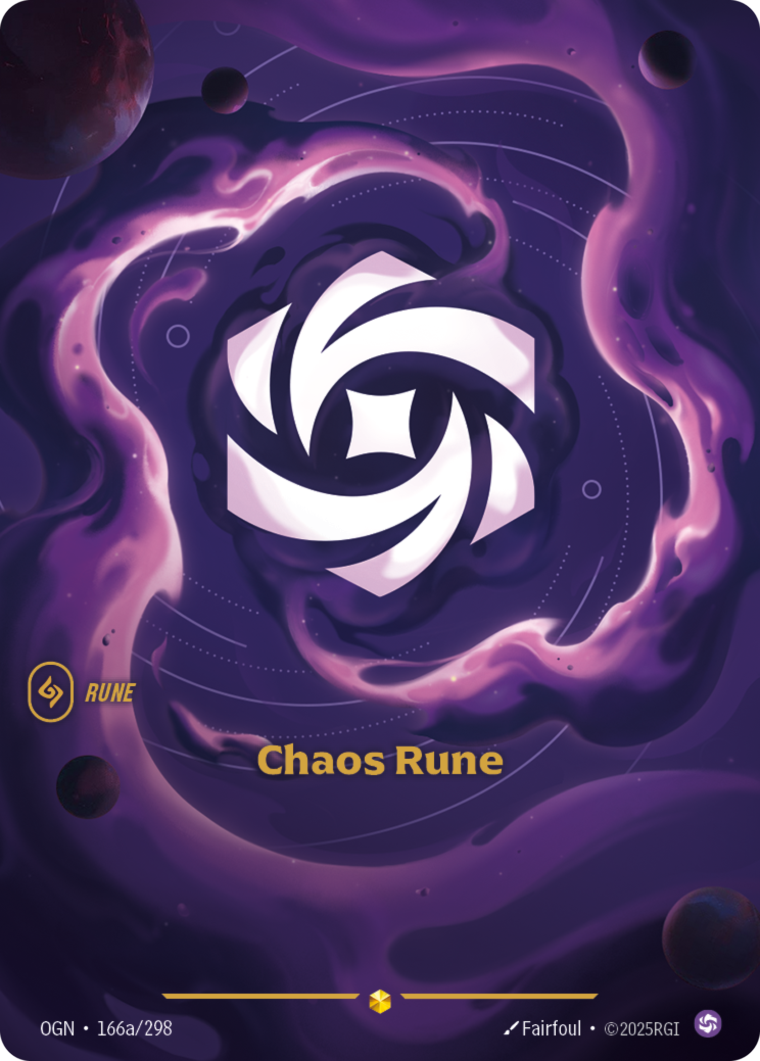 Chaos Rune — Riftbound OGN-166a/298