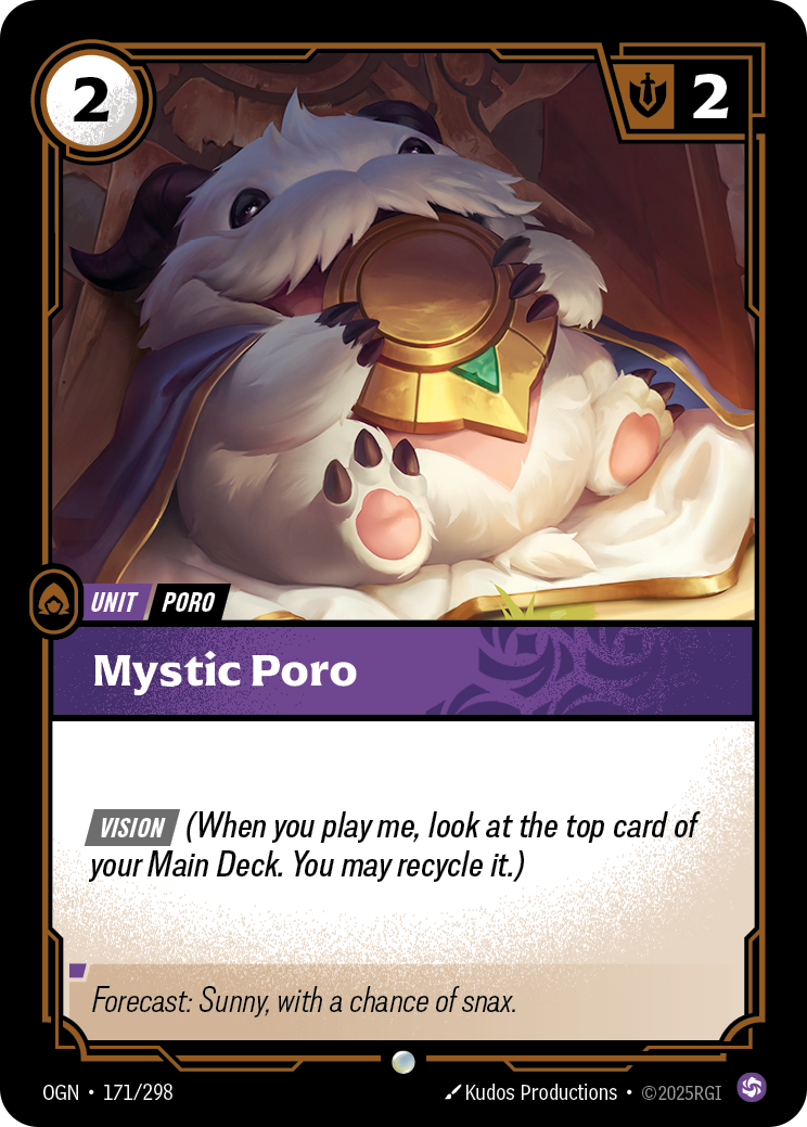 Mystic Poro — Riftbound OGN-171/298