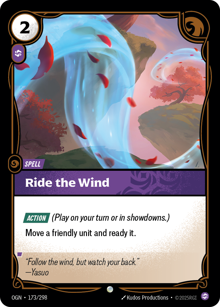 Ride the Wind — Riftbound OGN-173/298